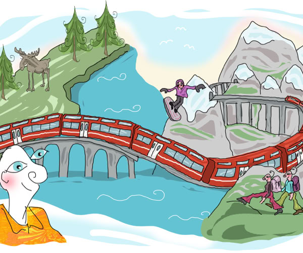 Illustration till Svea Banks kundtidning